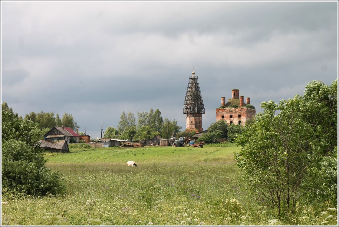 Церковь Успения Пресвятой Богородицы, Кулачёво (Ильинский район, Ивановская область). фасады