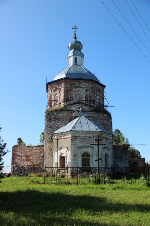 Церковь Владимирской иконы Божией Матери, Крапивново (Тейковский район, Ивановская область). фасады