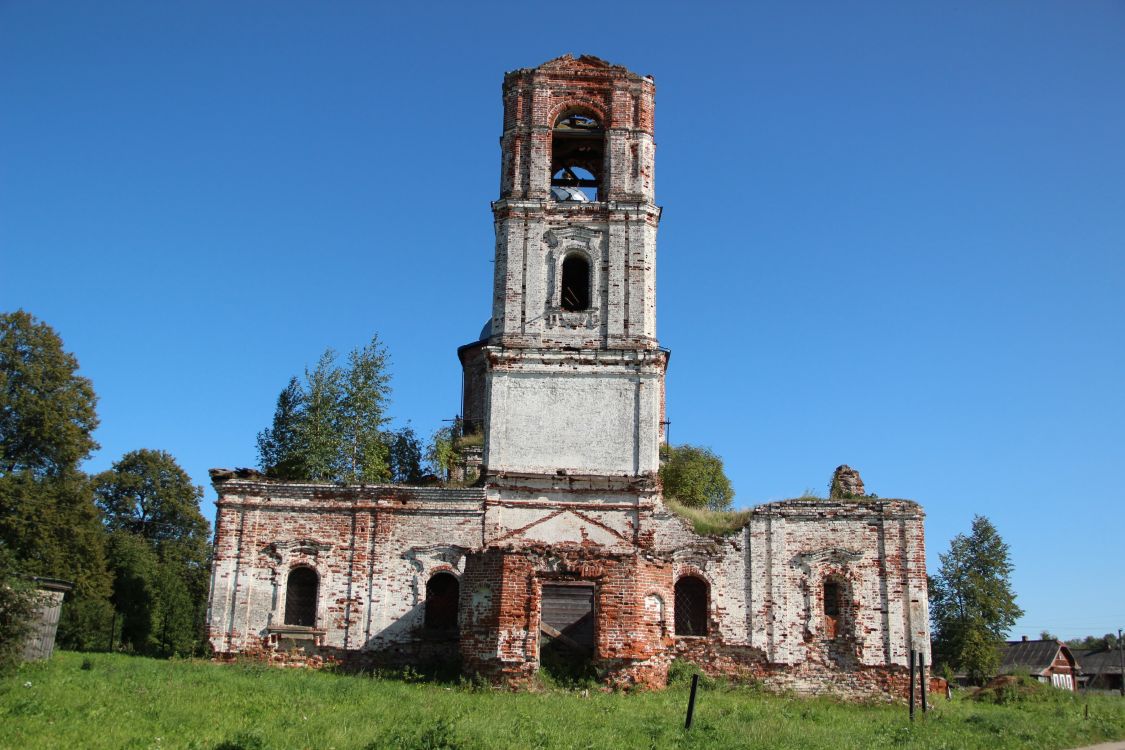 Церковь Владимирской иконы Божией Матери, Крапивново (Тейковский район, Ивановская область). фасады