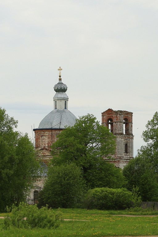 Церковь Владимирской иконы Божией Матери, Крапивново (Тейковский район, Ивановская область). фасады