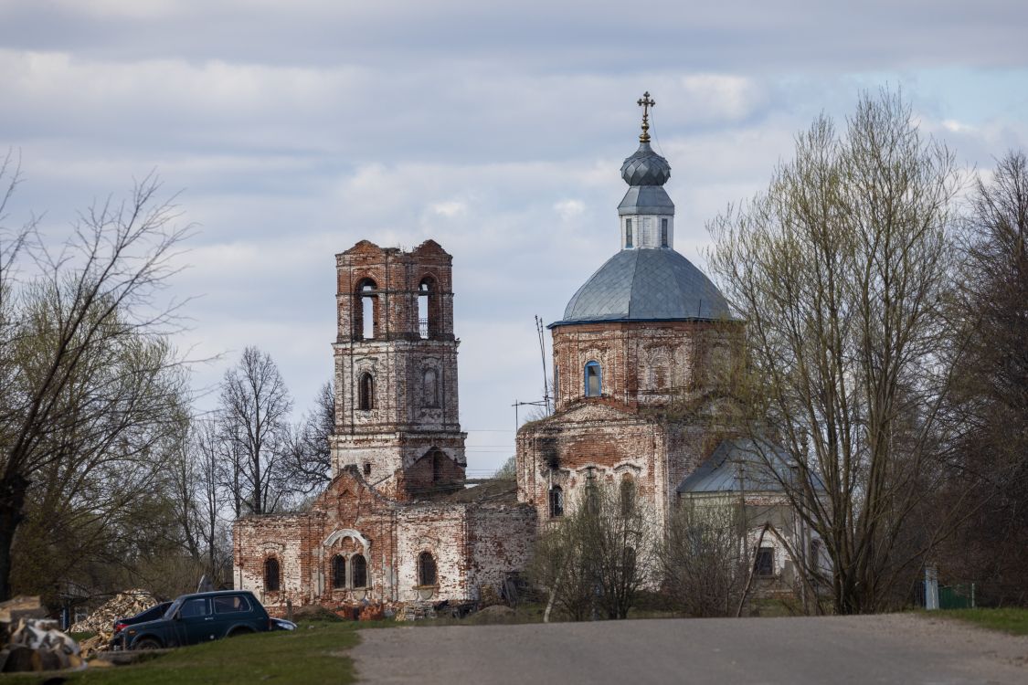 Церковь Владимирской иконы Божией Матери, Крапивново (Тейковский район, Ивановская область). фасады