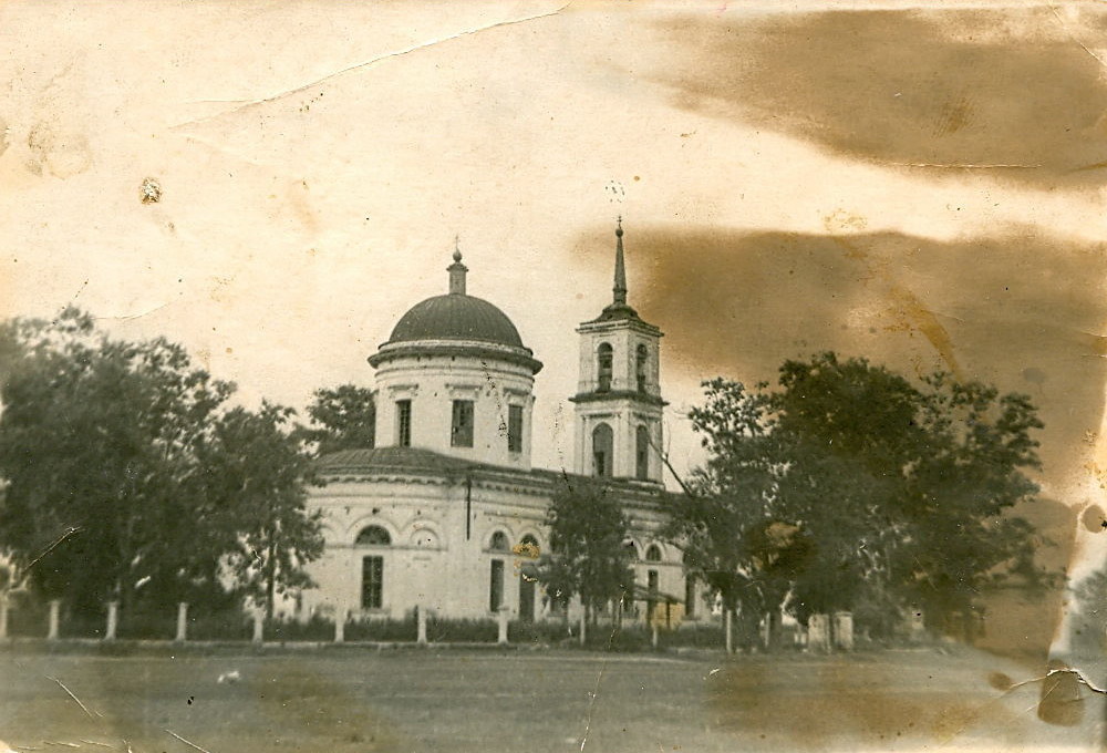 Дуброво. Церковь Троицы Живоначальной. архивная фотография, Старинное фото из частного архива