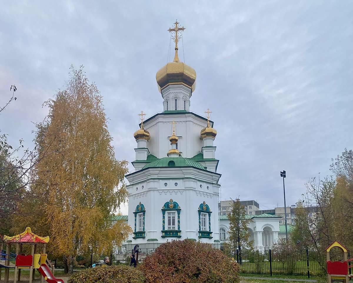 Вид с востока, фасады. Собор Благовещения Пресвятой Богородицы (новый), Тюмень (Тюмень, город, Тюменская область)