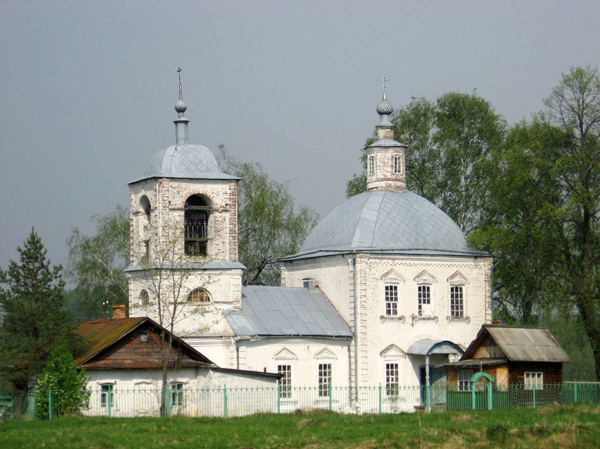 Григорьево. Церковь Николая Чудотворца. фасады, 		      