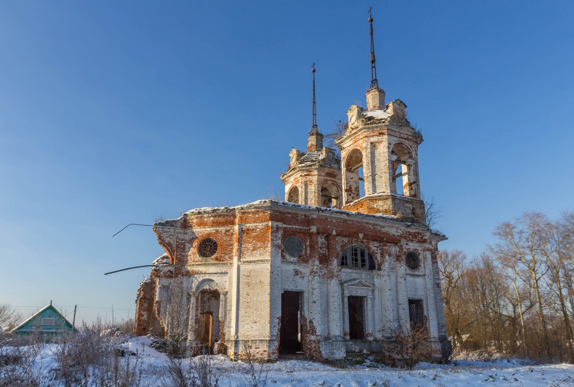 Погост. Церковь Покрова Пресвятой Богородицы. фасады, Вид с северо-востока