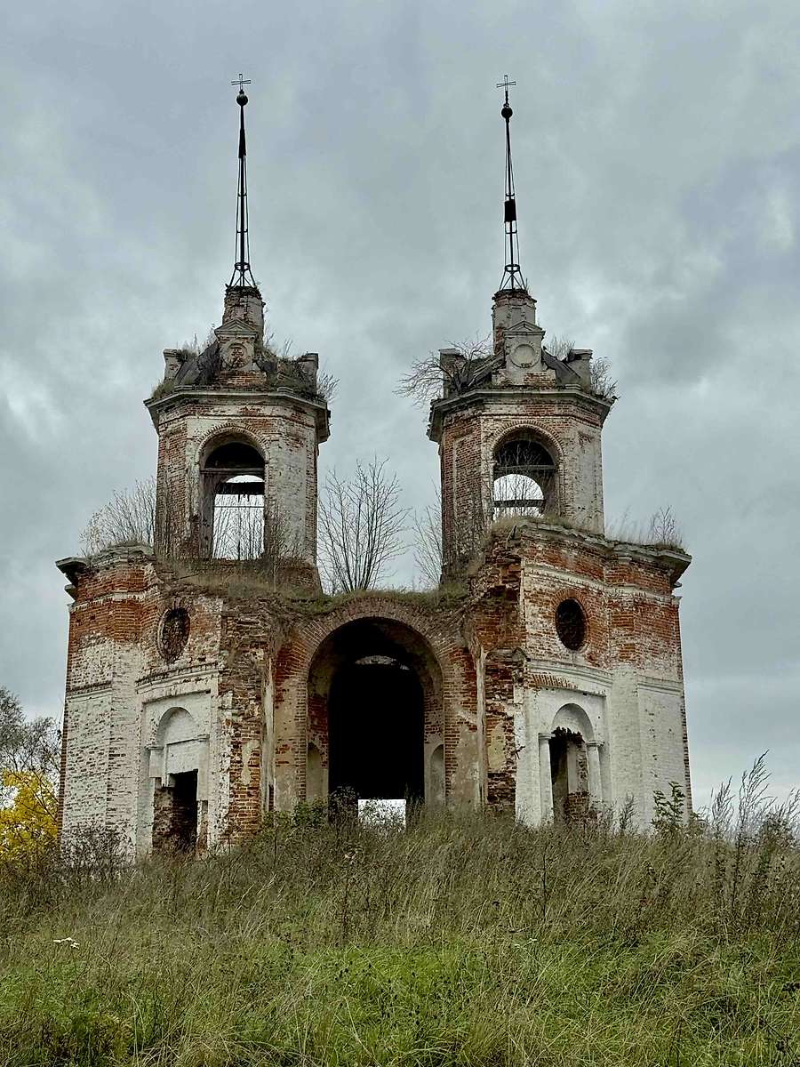 фасады. Церковь Покрова Пресвятой Богородицы, Погост (Фурмановский район, Ивановская область)