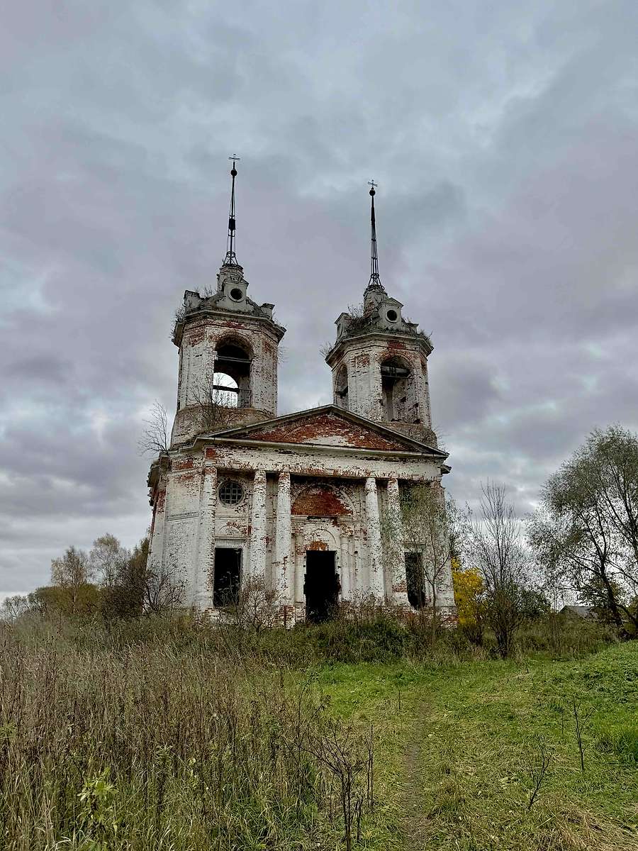 фасады. Церковь Покрова Пресвятой Богородицы, Погост (Фурмановский район, Ивановская область)