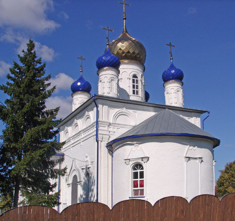 Церковь Всех Святых, Широково (Фурмановский район, Ивановская область). общий вид в ландшафте