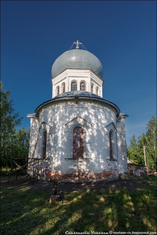 Церковь Покрова Пресвятой Богородицы, Дубенки (Гаврилово-Посадский район, Ивановская область). фасады