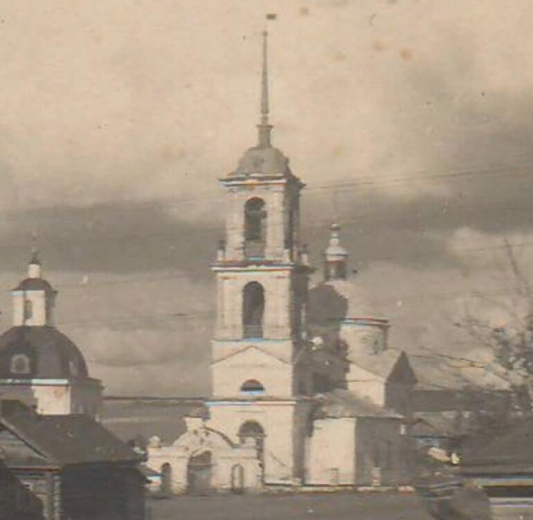 Большое Мурашкино. Церковь Спаса Преображения. архивная фотография, Фото 1920-х гг. из собрания Большемурашкинского историко-художественного музея