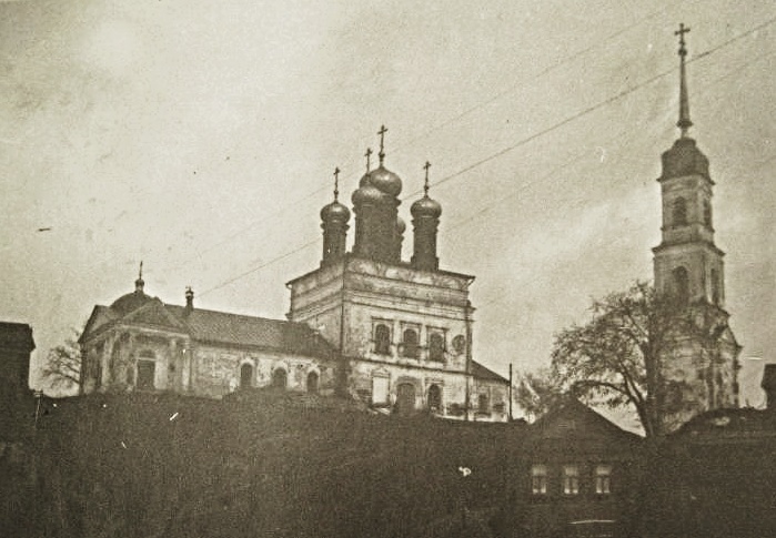 Собор Преображения Господня, Лысково (Лысковский район, Нижегородская область). архивная фотография, Фото 1947 г. (Румянцев). ГКМФ. ГНИМА им Щусева