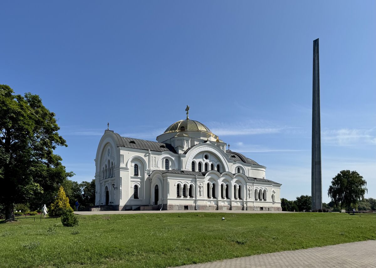 Собор Николая Чудотворца, Брест (Брест, город, Беларусь, Брестская область). общий вид в ландшафте, Вид с юго-запада