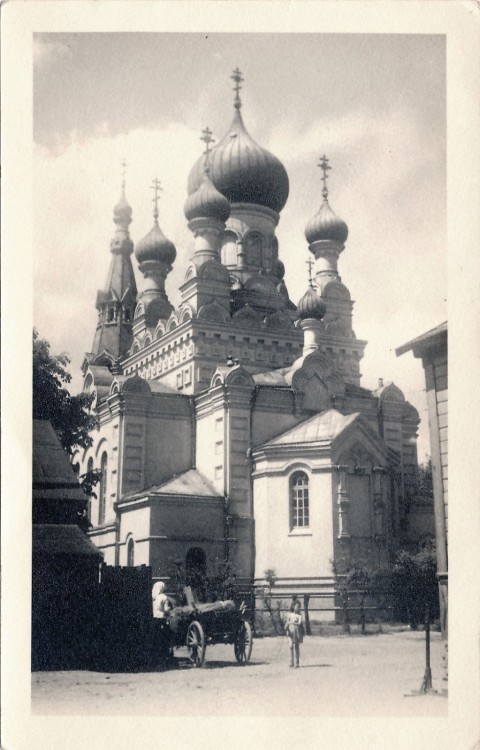 Церковь Николая Чудотворца, Брест (Брест, город, Беларусь, Брестская область). архивная фотография, Вид на абсиду храма. Фото 1941 г. с аукциона e-bay.de