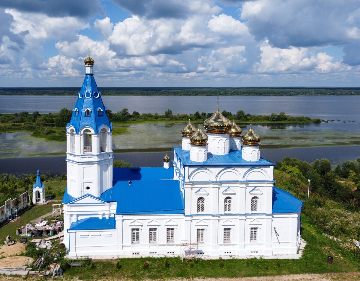 Церковь Николая Чудотворца, Исады (Лысковский район, Нижегородская область). фасады