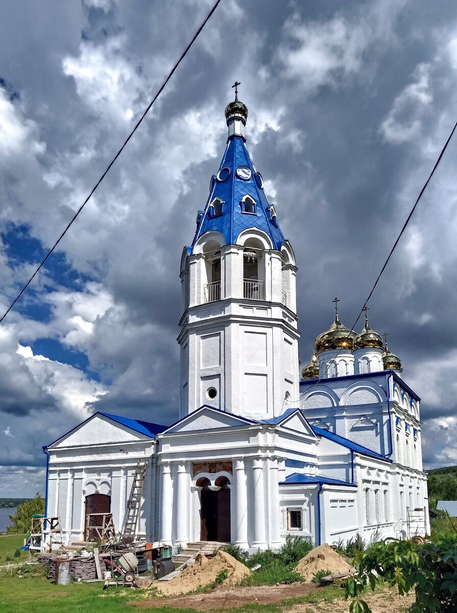 Церковь Николая Чудотворца, Исады (Лысковский район, Нижегородская область). фасады