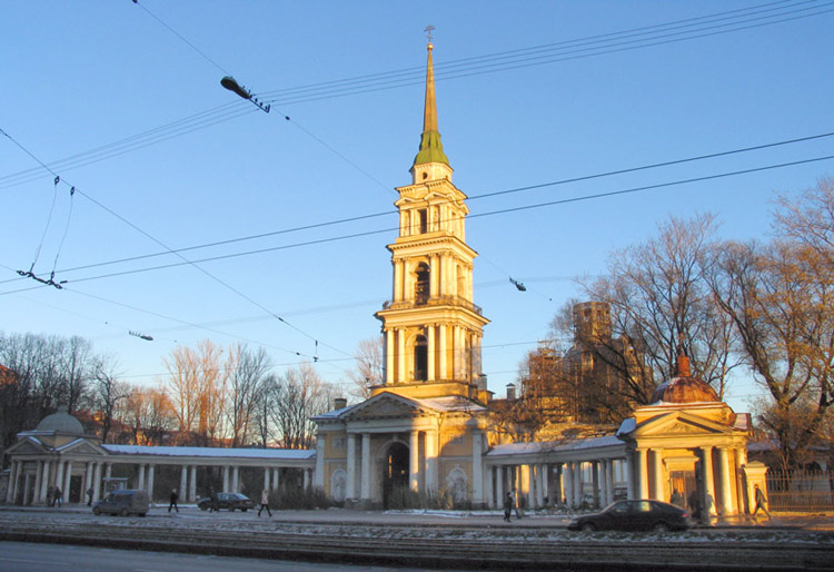 Центральный район. Ансамбль Казачьего Крестовоздвиженского собора. общий вид в ландшафте