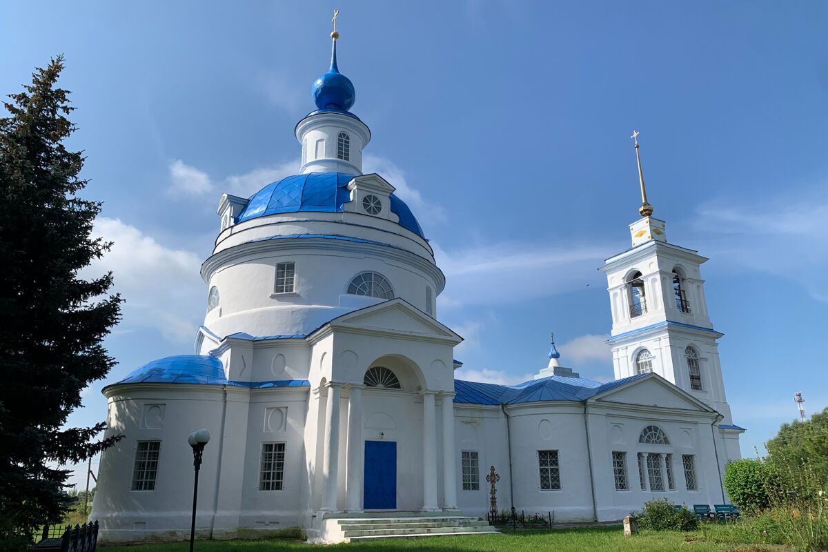 Церковь Покрова Пресвятой Богородицы, Морозовы Борки (Сапожковский район, Рязанская область). фасады