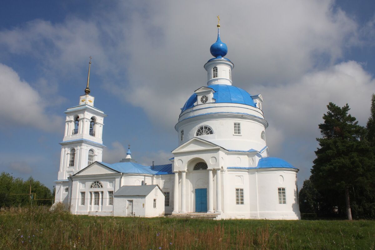Церковь Покрова Пресвятой Богородицы, Морозовы Борки (Сапожковский район, Рязанская область). фасады