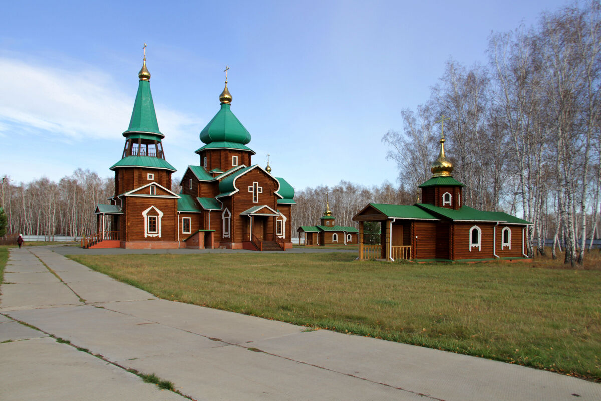 Серафимовский монастырь, Татьяновский (Марьяновский район, Омская область). фасады