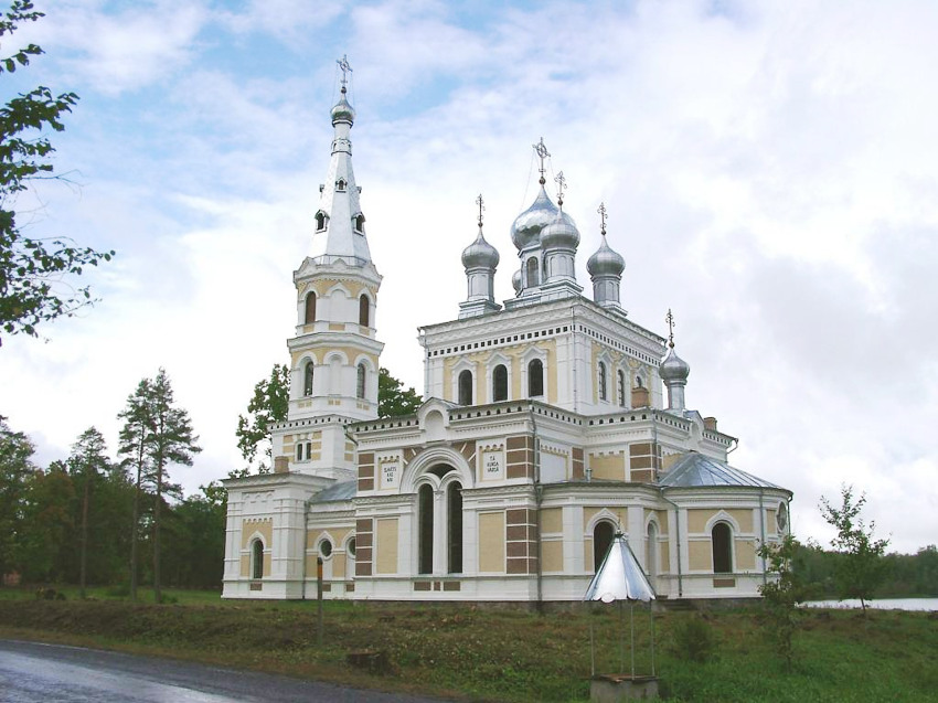 Церковь Александра Невского, Вецстамериена (Гулбенский край, Латвия). фасады