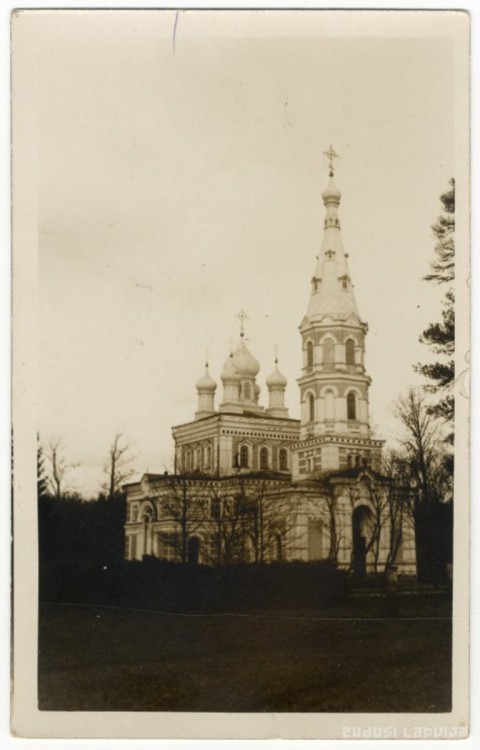 Церковь Александра Невского, Вецстамериена (Гулбенский край, Латвия). архивная фотография, Фото с сайта http://www.zudusilatvija.lv/