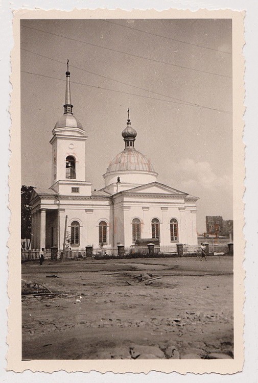 Лудза. Собор Успения Пресвятой Богородицы. архивная фотография, Фото 1941 г. с аукциона e-bay.de