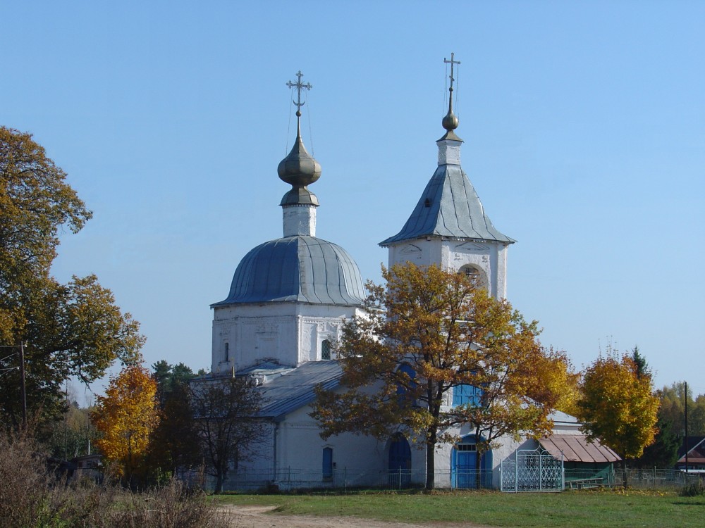 Церковь Спаса Нерукотворного Образа, Дедово (Навашинский район, Нижегородская область). художественные фотографии, Дедово. Церковь Спаса Нерукотворного Образа. Спасская церковь