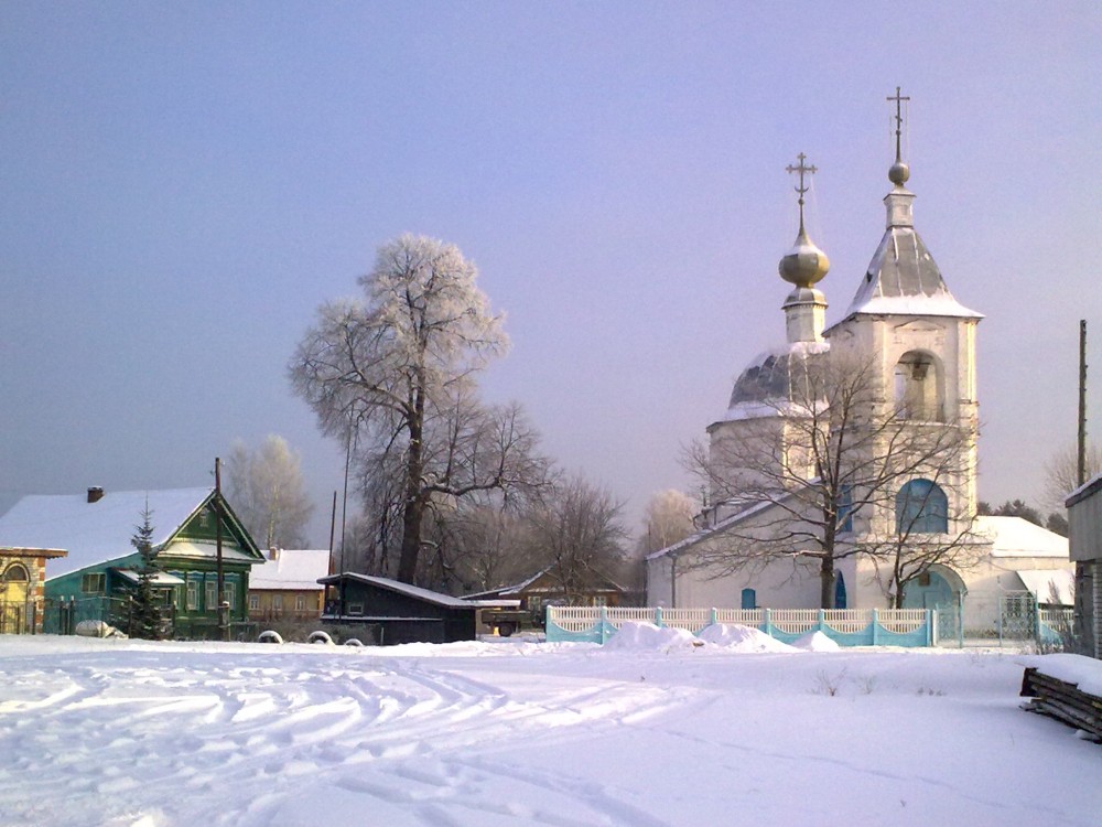 Церковь Спаса Нерукотворного Образа, Дедово (Навашинский район, Нижегородская область). художественные фотографии, Дедово. Церковь Спаса Нерукотворного Образа. Спасская церковь