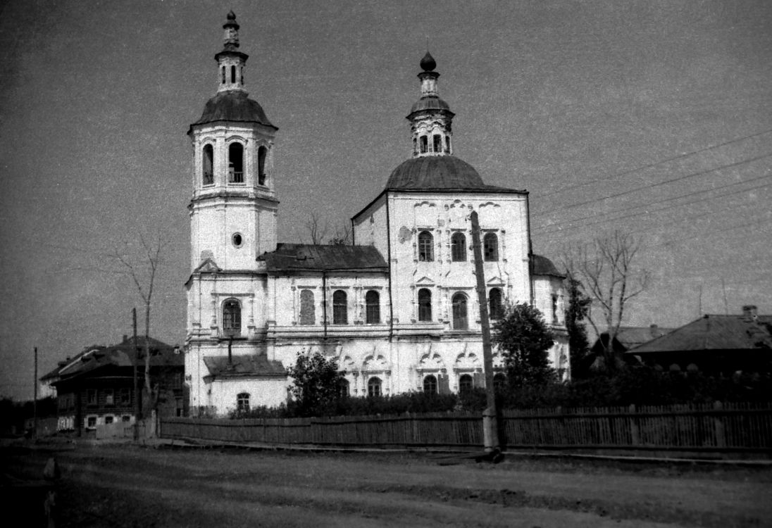 Тара. Кафедральный собор Спаса Нерукотворного Образа. архивная фотография, Фото 1957 года из личного архива В.В. Ольшанского 