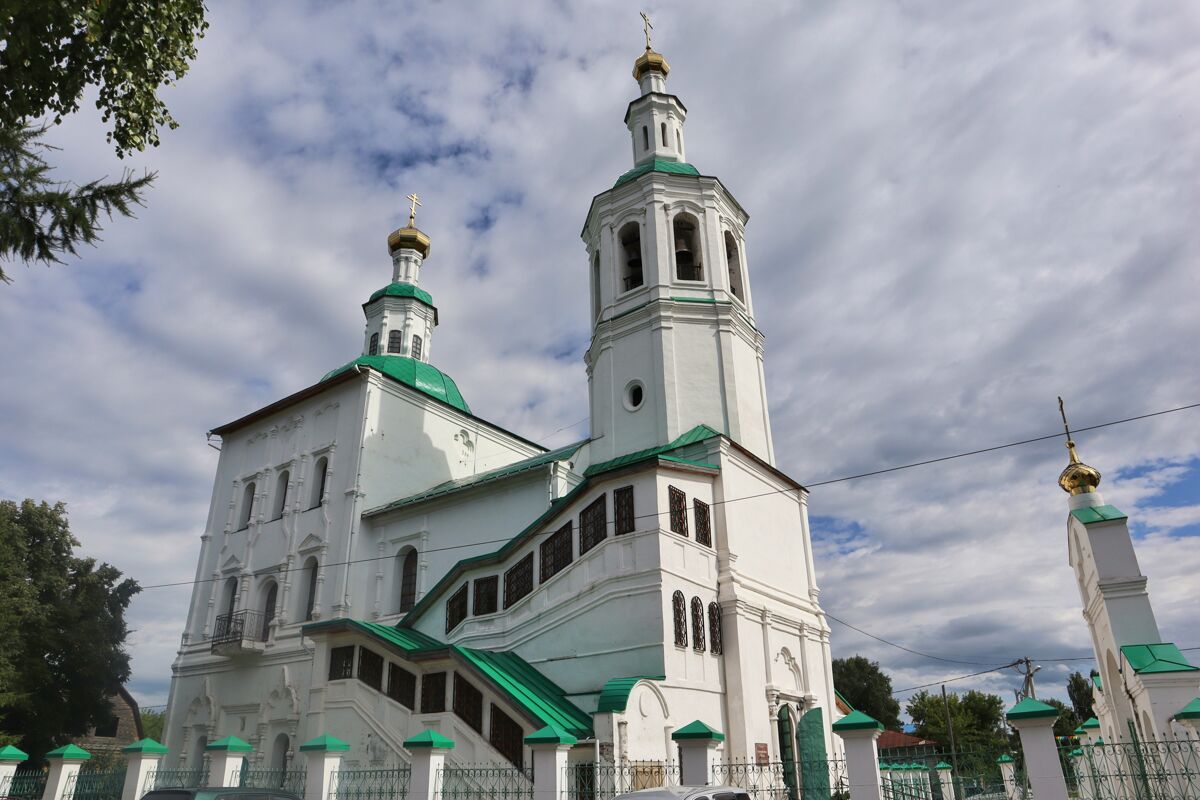 Кафедральный собор Спаса Нерукотворного Образа, Тара (Тарский район, Омская область). фасады