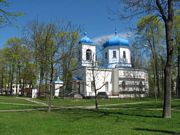Кафедральный собор Рождества Пресвятой Богородицы, Общий вид на храм с юго-запада<br>, Резекне, Резекненский край и г. Резекне, Латвия