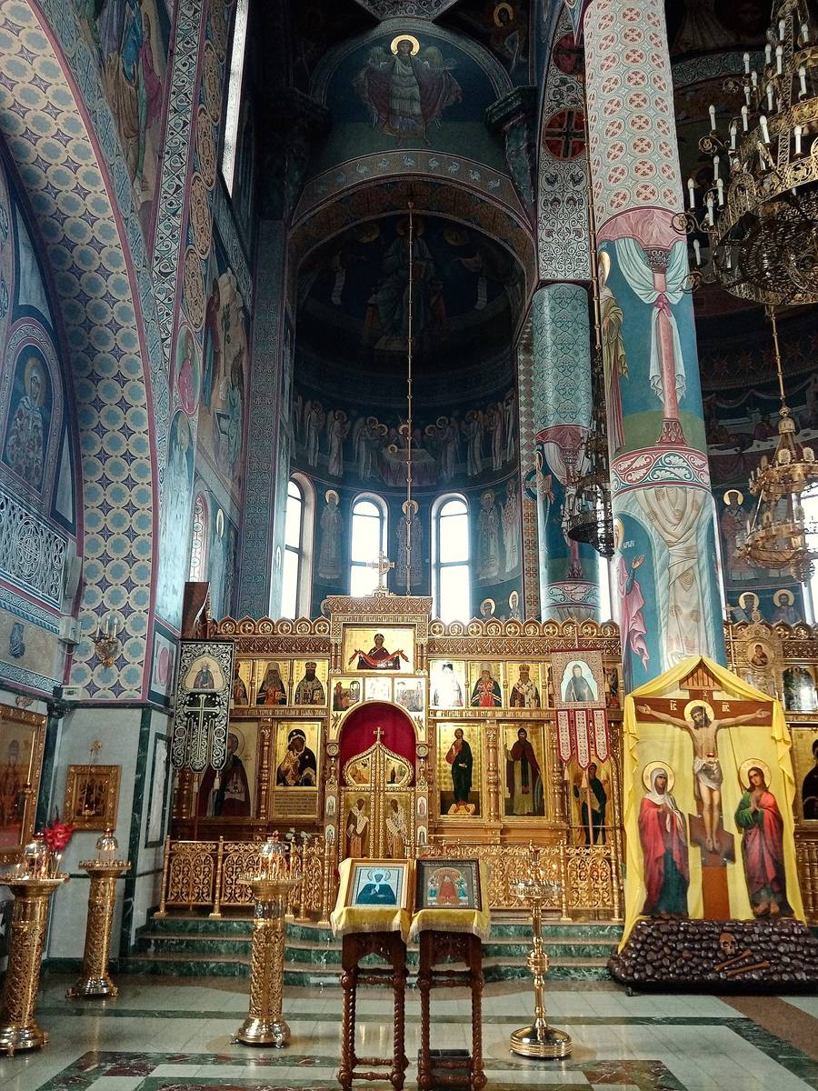 Кафедральный собор Троицы Живоначальной, Брянск (Брянск, город, Брянская область). интерьер и убранство, Северный придел во имя святителя Феофилакта верхнего храма собора