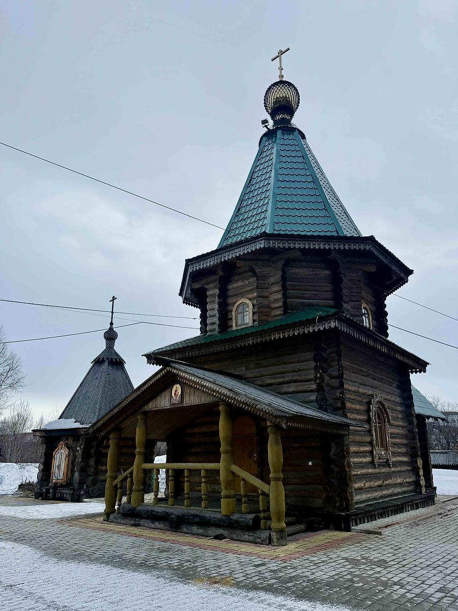 фасады. Троицкий Феодоритов Кольский мужской монастырь. Церковь иконы Божией Матери "Живоносный источник", Мурманск (Мурманск, город, Мурманская область)