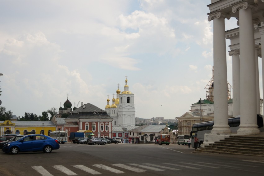 Арзамас. Спасо-Преображенский монастырь. общий вид в ландшафте