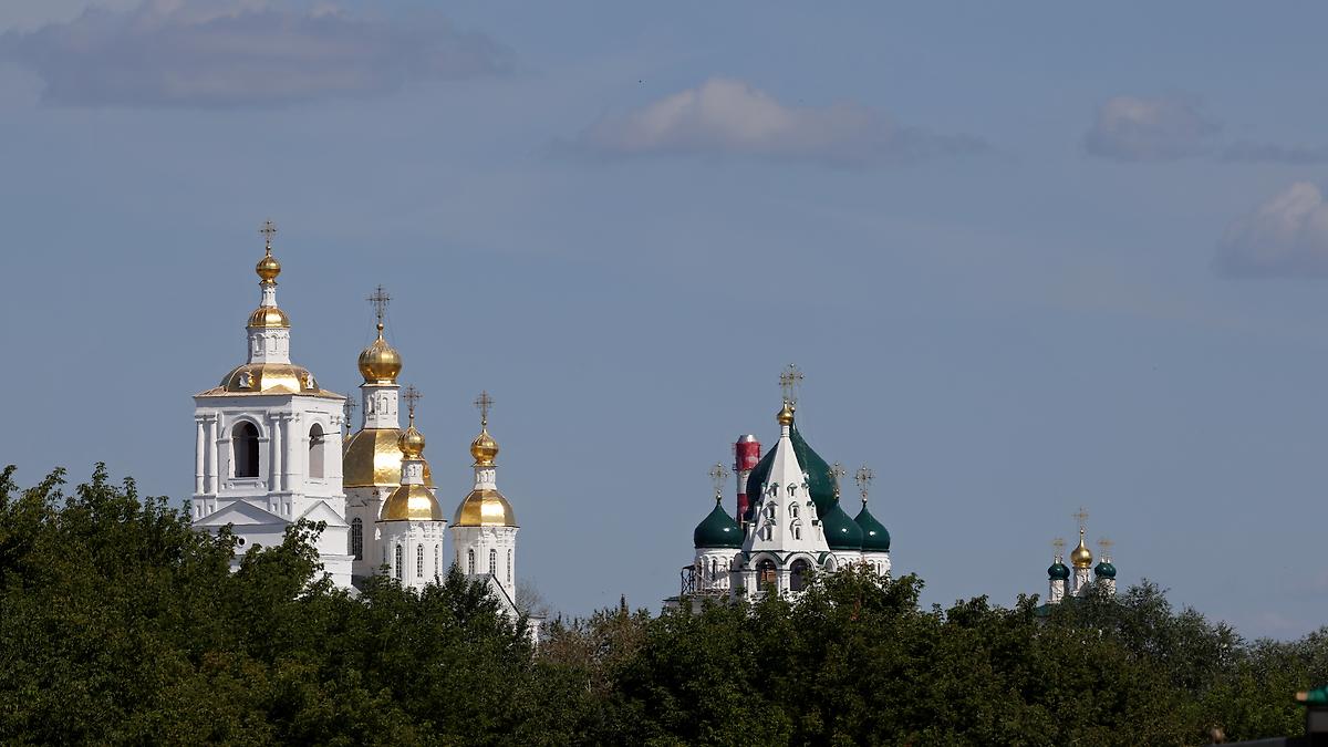 архитектурные детали. Спасо-Преображенский монастырь, Арзамас (Арзамасский район и г. Арзамас, Нижегородская область)