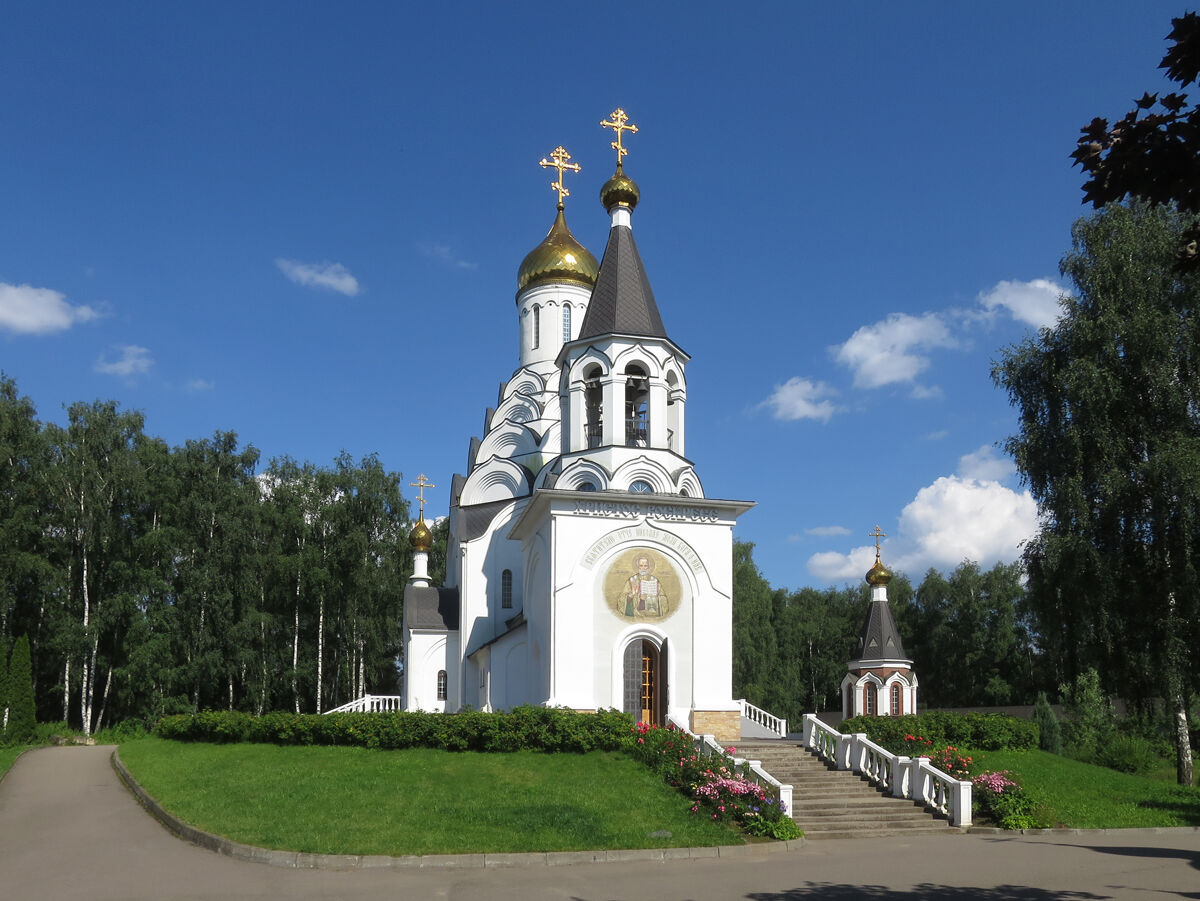 Церковь Николая Чудотворца в Дружбе, Мытищи (Мытищинский городской округ и гг. Долгопрудный, Лобня, Московская область). фасады