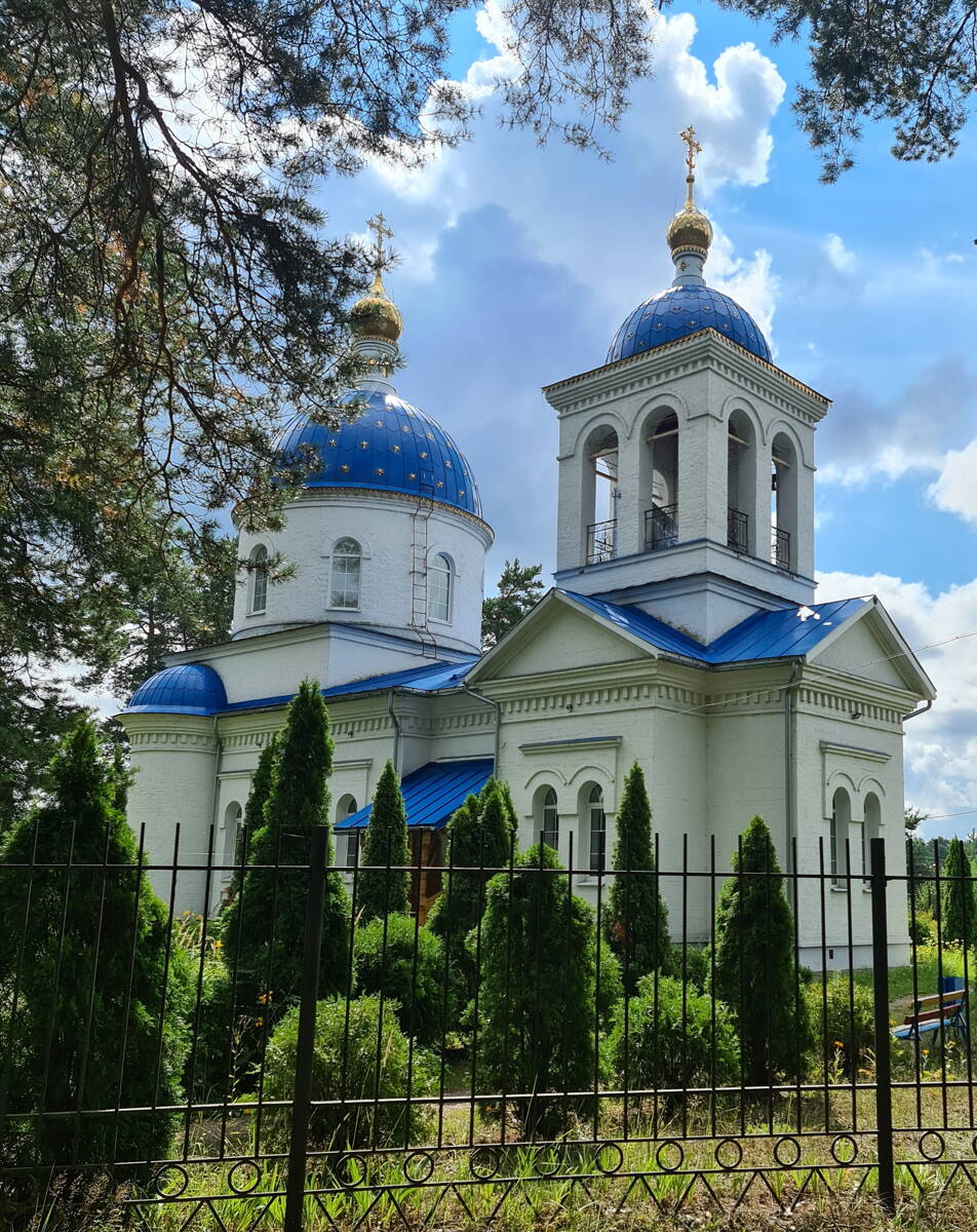 Церковь Успения Пресвятой Богородицы, Горка (Киржачский район, Владимирская область). фасады, Вид с северо-запада