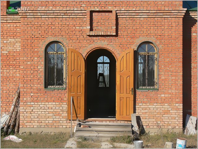 Церковь Николая, царя-мученика, Василёво (Киржачский район, Владимирская область). архитектурные детали, Южный вход