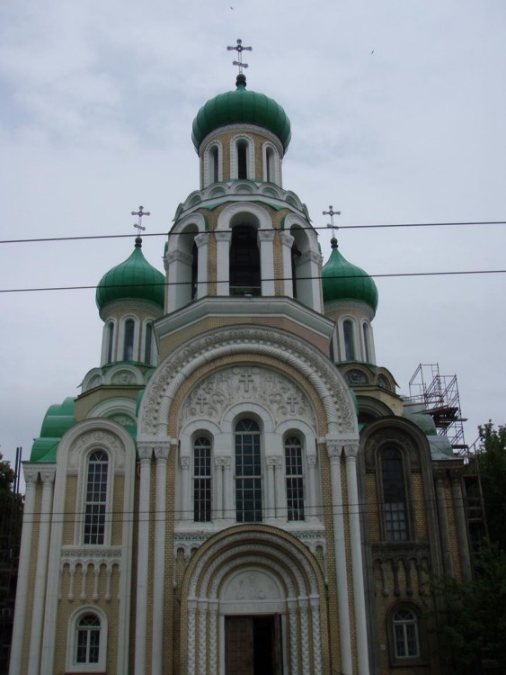 Вильнюс. Церковь Константина равноапостольного и Михаила Малеина. фасады