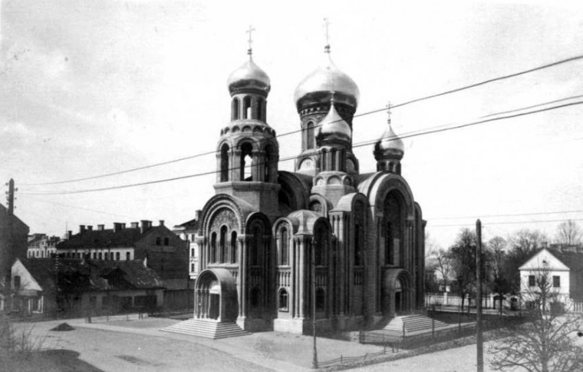Церковь Константина равноапостольного и Михаила Малеина, Вильнюс (Вильнюсский уезд, Литва). архивная фотография, Фото на польском сайте http://www.chram.com.pl/cerkwie-2/