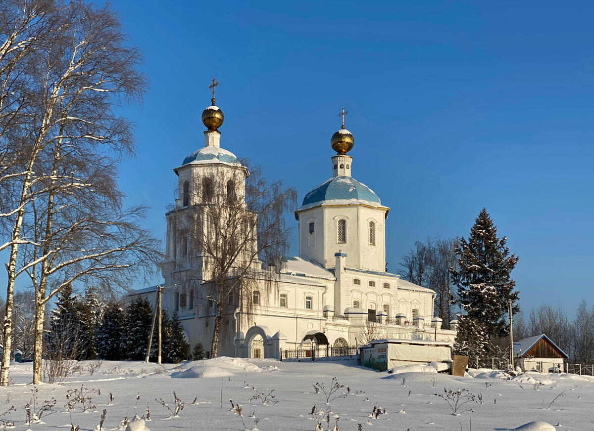 Церковь Спаса Всемилостивого в Спасском-Телешове, Солнечногорск (Солнечногорский городской округ, Московская область). фасады, Вид с юго-запада