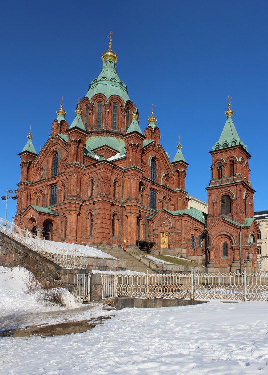 Хельсинки. Кафедральный собор Успения Пресвятой Богородицы. фасады