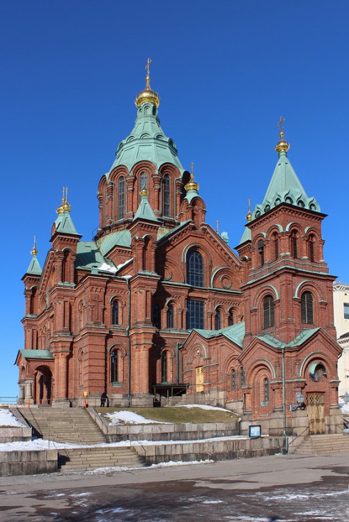 Хельсинки. Кафедральный собор Успения Пресвятой Богородицы. фасады