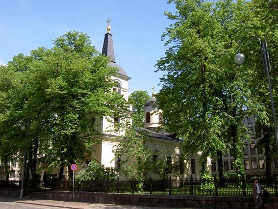 Хельсинки. Церковь Троицы Живоначальной. фасады