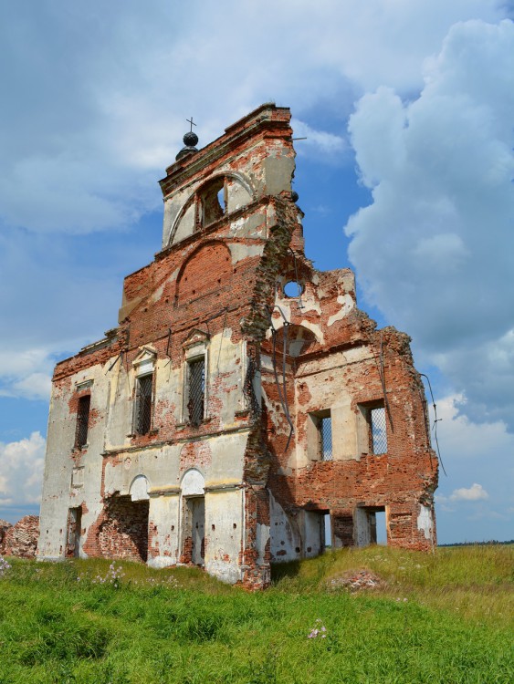 Спасо-Талицкий погост (Михайлово). Церковь Покрова Пресвятой Богородицы. фасады, Вид с юго-востока