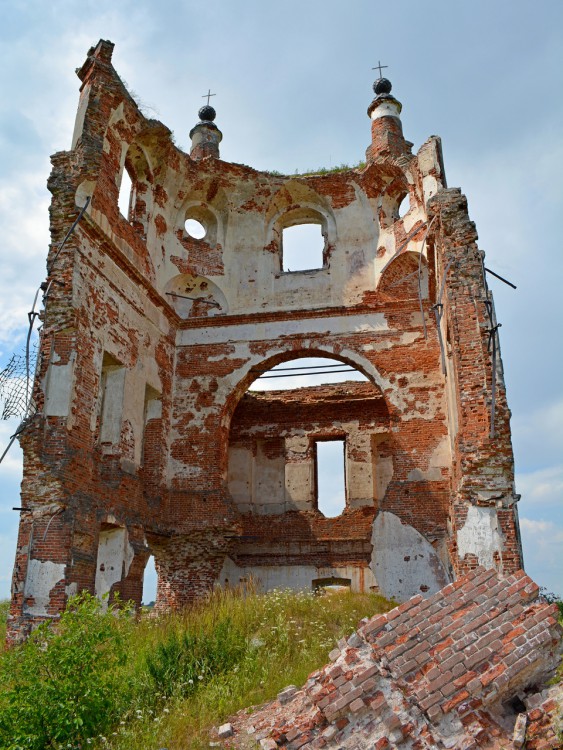 Спасо-Талицкий погост (Михайлово). Церковь Покрова Пресвятой Богородицы. фасады, Вид с северо-востока