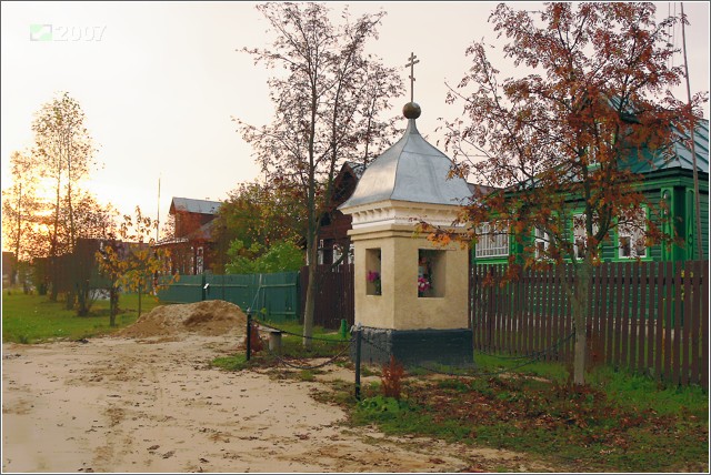 Старое Аннино. Неизвестная часовня. фасады, Вид с северо-запада ранним сентябрьским утром