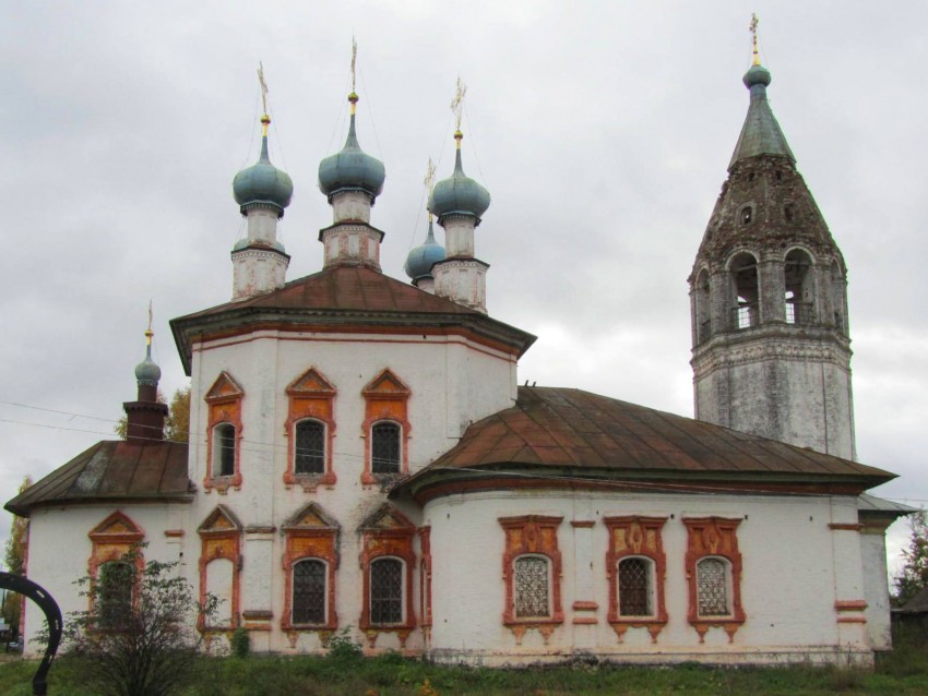 Церковь Благовещения Пресвятой Богородицы, Устюжна (Устюженский район, Вологодская область). фасады, северный фасад