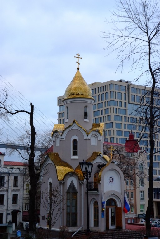 Церковь Андрея Первозванного при Штабе Тихоокеанского флота, Владивосток (Владивосток, город, Приморский край). фасады
