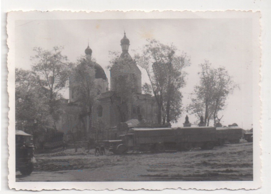 Барвенково. Церковь Успения Пресвятой Богородицы. архивная фотография, Фото 1942 г. с аукциона e-bay.de